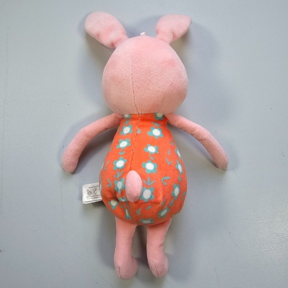 Bunnies By The Bay Bunny Rabbit Plush Pink Flowers Stuffed Animal Soft Eyes - Picture 4 of 8